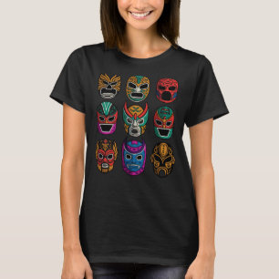 Camiseta Máscaras de Lendas Retro Luta Livre Lutador