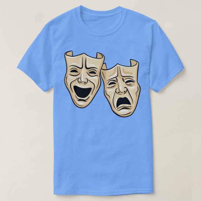 Camiseta Máscaras de Teatro (Frente do Design)