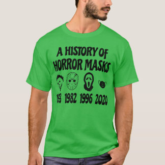 Camiseta Máscaras de Terror Histórico amigos