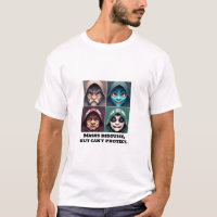 Máscaras disfarçadas, mas não podem proteger.
