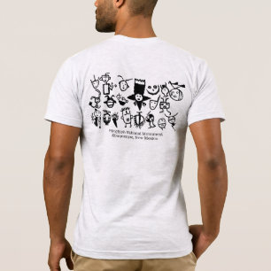 Camiseta Máscaras e Cabeças de Coleção Petroglicph