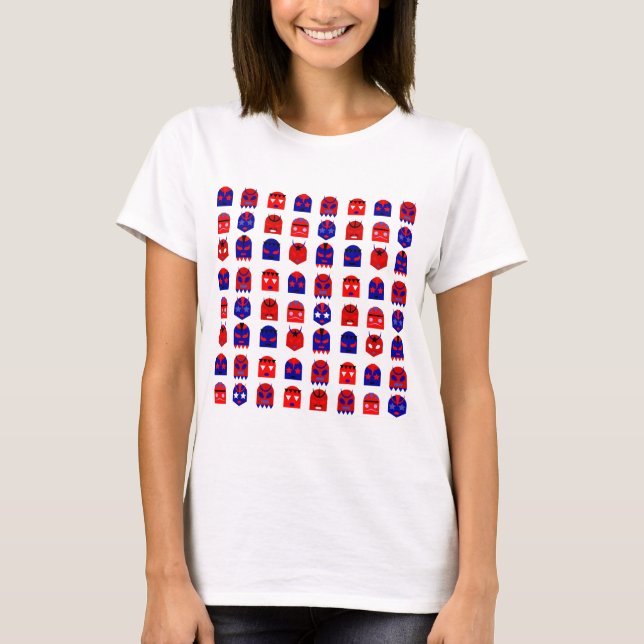 Camiseta máscaras lucha libre (Frente)