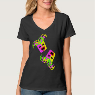 Camiseta Máscaras Rindo Cor Vibrante