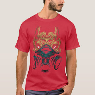 Camiseta Mascot de Máscara Pitbull Cabeça