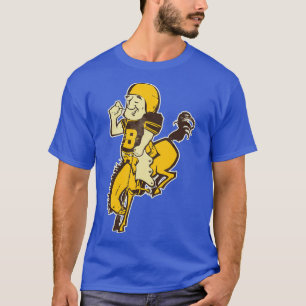 Camiseta Mascote de Arte do Ventilador Denver Retro
