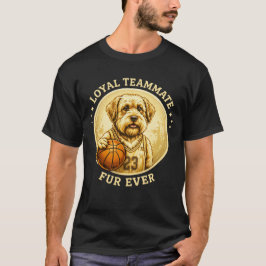 Camiseta Mascote de Basquete Shih Tzu – Companheiro Leal