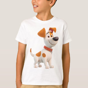 Camiseta Mascote de Cachorro – Cachorrinho de Desenho Anima