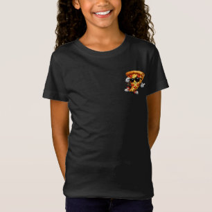 Camiseta Mascote de Fatia de Pizza Legal com Óculos de Sol 