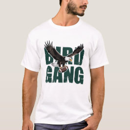 Camiseta Mascote de Futebol Águia Gangue de Pássaros