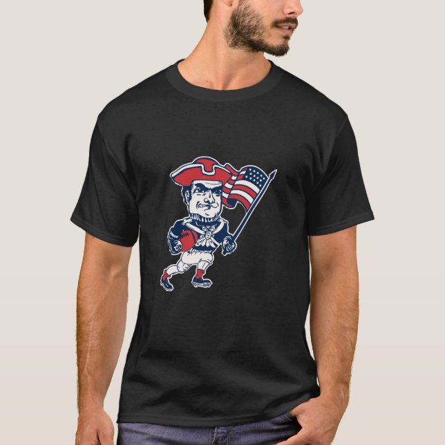 Camiseta Mascote de Futebol da Nova Inglaterra (Frente)