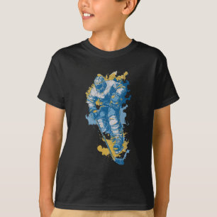 Camiseta Mascote de hóquei no gelo negrito Esportes de inve