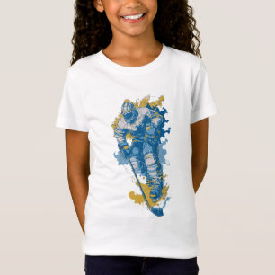 Camiseta Mascote de hóquei no gelo negrito Esportes de inve