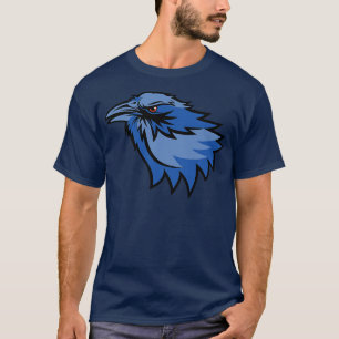 Camiseta Mascote de pássaro azul