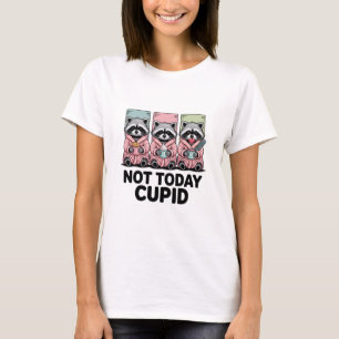 Camiseta Mascote de São Valentão Não Hoje Cupido