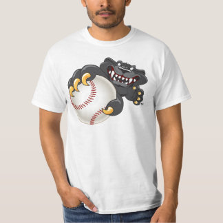 Camiseta Mascote do basebol da pantera