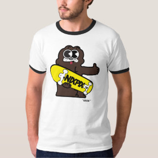 Camiseta Mascote do cão de Nixpix (luz)