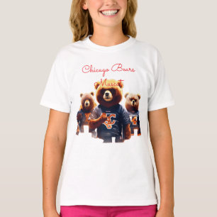 Camiseta Mascote do Chicago Bears da Floresta Negra – Futeb