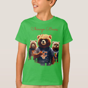 Camiseta Mascote do Chicago Bears da Floresta Negra – Futeb
