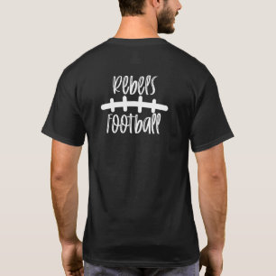Camiseta Mascote do Time de Espírito Escolar de Futebol Reb