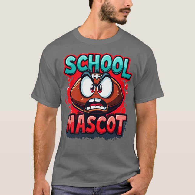 Camiseta Mascote Escolar Americano (Frente)