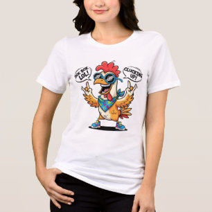 Camiseta Mascote Galinha Engraçada – Cartoon Pop A