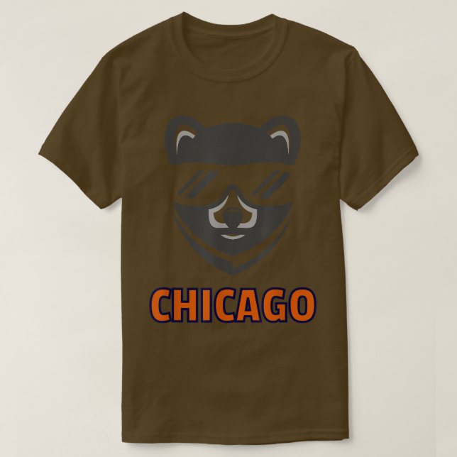 Camiseta Mascote legal do Urso com Óculos Solares (Frente do Design)