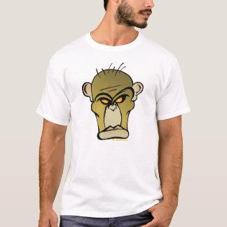 Camiseta Mascote má do macaco