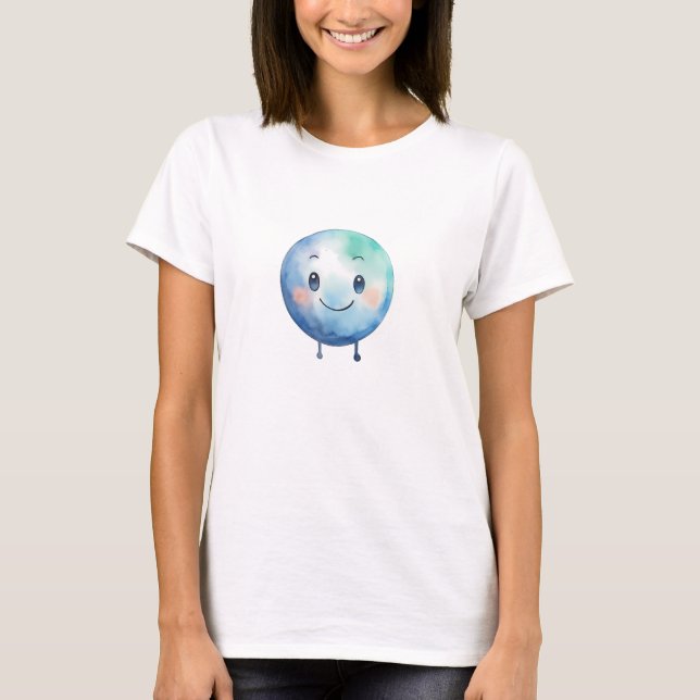 Camiseta Mascote Smile Blue (Frente)