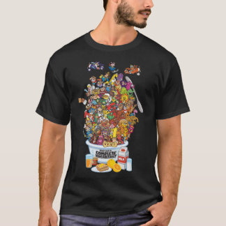 Camiseta Mascotes de Cereais - Parte de um Café da Manhã Co