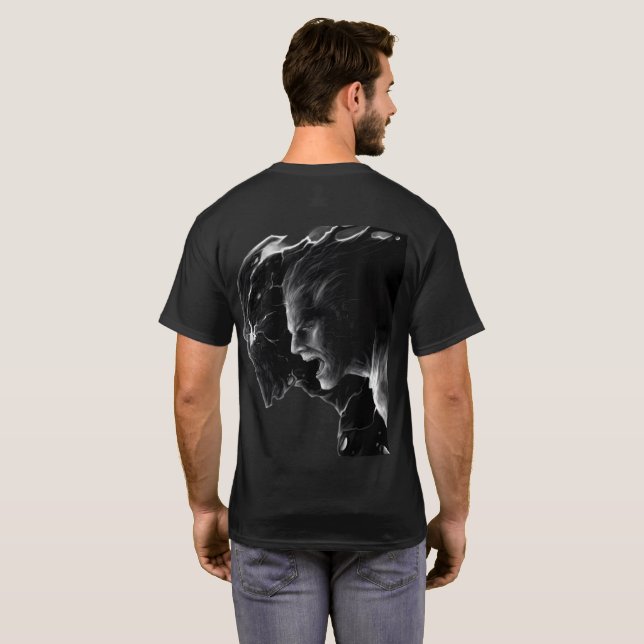 camiseta masculina (Parte Traseira Completa)