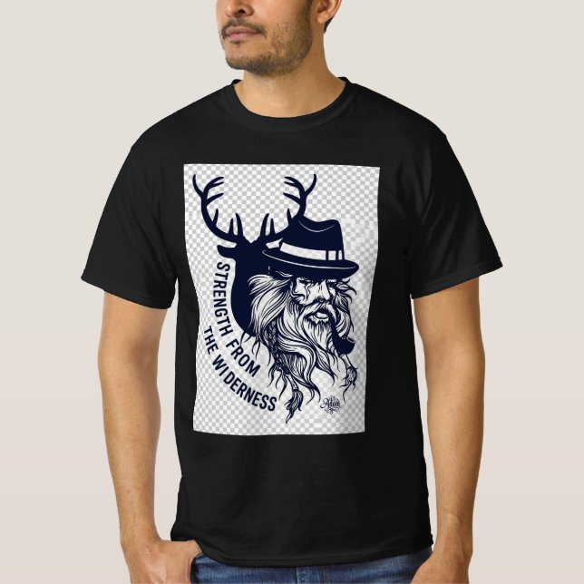 Camiseta masculina ADOM "Força da Natureza" (Frente)