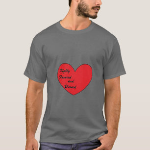 Camiseta masculina altamente favorecida e abençoad