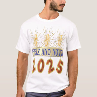 Camiseta Masculina - ano novo