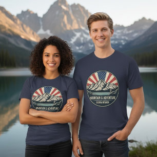 Camiseta Masculina Aventura Patriótica Sierra Neva