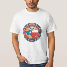 Camiseta Masculina Bandeira do Estado Chapéu de Co