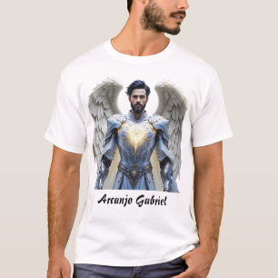Camiseta Masculina Básica Arcanjo Gabriel