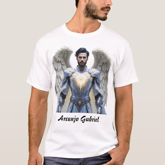 Camiseta Masculina Básica Arcanjo Gabriel (Frente)