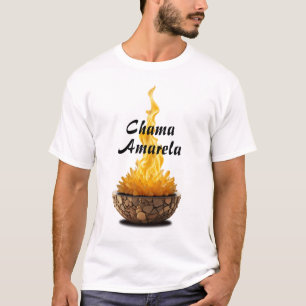 Camiseta Masculina Básica Chama Sagrada-2