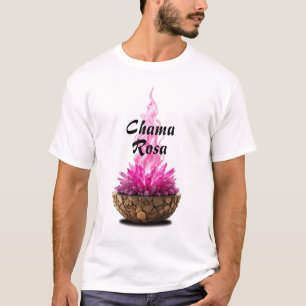 Camiseta Masculina Básica Chama Sagrada-3