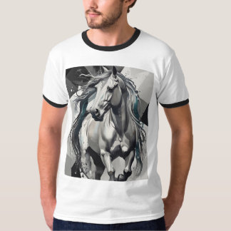 Camiseta Masculina Básica com Listras