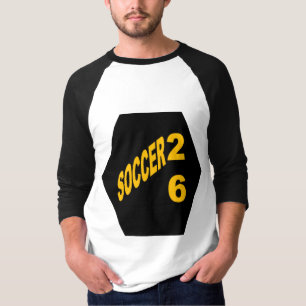 Camiseta masculina básica com manga raglan 3/4 SOC