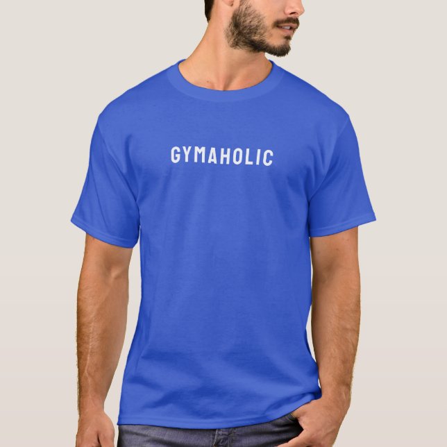 Camiseta Masculina Básica | Gymaholic (Frente)
