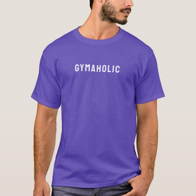 Camiseta Masculina Básica | Gymaholic (Frente)