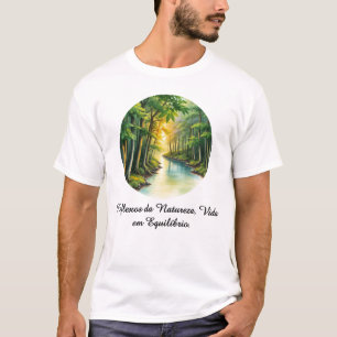 Camiseta Masculina Básica Reflexos da Terra-2