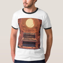 Camiseta Masculina Básica Ringer