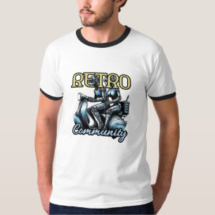 Camiseta Masculina Básica Ringer