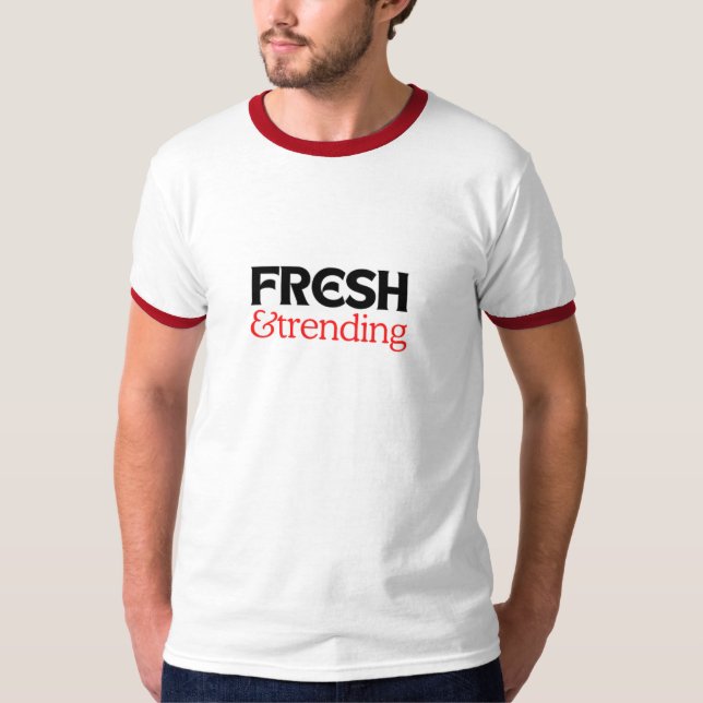 Camiseta Masculina Básica Ringer (Frente)