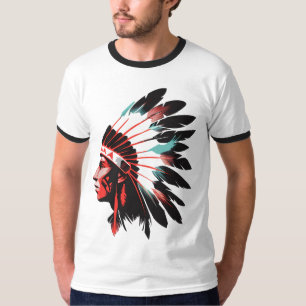 Camiseta Masculina Básica Ringer
