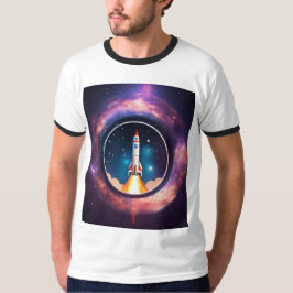 Camiseta Masculina Básica Ringer