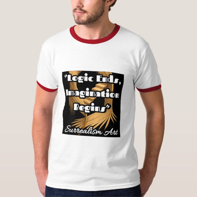 Camiseta Masculina Básica Ringer (Frente)